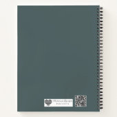 Art Deco Celebration | Pearl & Sunburst Wedding ノートブック (裏面)