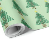 Art Deco Christmas Tree ラッピングペーパー (ロールコーナー)