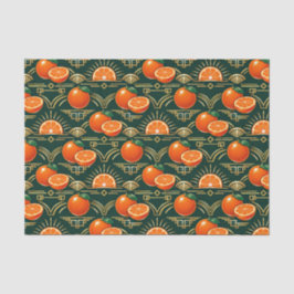 Art Deco Citrus Grove Pattern 薄葉紙