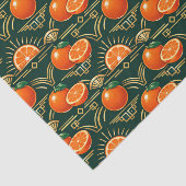 Art Deco Citrus Grove Pattern 薄葉紙 (詳細)