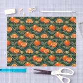 Art Deco Citrus Grove Pattern 薄葉紙 (クラフト)