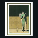 Art Deco Dancers Poster  16 x 20 ポスター<br><div class="desc">Ready for framing- Nice Art Deco print of two dancers.</div>