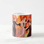 Art Deco Dancing Couples 1920s Ballroom  コーヒーマグカップ (中央)