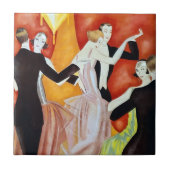 Art Deco Dancing Couples 1920s Ballroom  タイル (正面)
