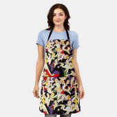 Art Deco Dancing Couples Pattern | 1920s Jazz Age  エプロン (着用した状態)