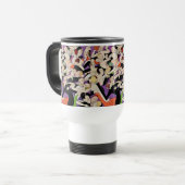 Art Deco Dancing Couples Pattern | 1920s Jazz Age  トラベルマグ (正面左)