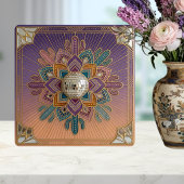 Art Deco Desert Disco Mandala Ceramic Tile タイル