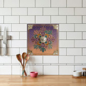 Art Deco Desert Disco Mandala Ceramic Tile タイル
