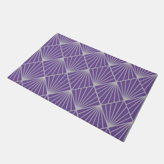Art Deco Diamonds ドアマット (アングル)