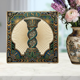 Art Deco DNA biology medical vintage タイル
