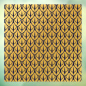 Art Deco Dragon Scales - Blue and Gold Scales ウィンドウサイン (シート3)