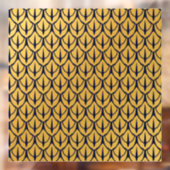 Art Deco Dragon Scales - Blue and Gold Scales ウィンドウサイン (シート2)