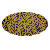 Art Deco Dragon Scales - Blue and Gold Scales カッティングボード (角)