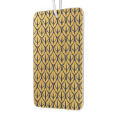 Art Deco Dragon Scales - Blue and Gold Scales カーエアーフレッシュナー (左)