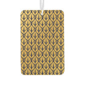 Art Deco Dragon Scales - Blue and Gold Scales カーエアーフレッシュナー (裏面)