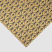 Art Deco Dragon Scales - Blue and Gold Scales 薄葉紙 (詳細)