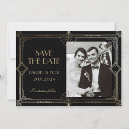 Art Deco Elegant Black Gold 20s Classic 