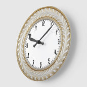 Art Deco Elegant Wall ラージ壁時計 (傾斜)