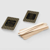 Art Deco Embroidered-Style Wedding Program ハンドファン (組立なし)