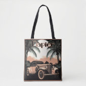 Art Deco Era Vintage Car Napier トートバッグ (正面)