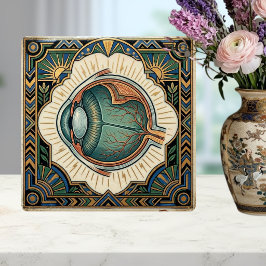 Art Deco Eye Anatomical Ophtalmology タイル
