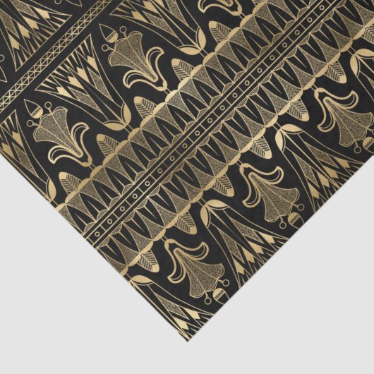 Art Deco Floral Geometric Pattern Design 薄葉紙 (詳細)