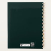 Art Deco Foil Architecture | Geometric Sunburst プランナー手帳 (裏面)