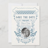 Art Deco Frame save the Date セーブザデート (正面)