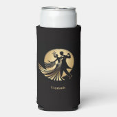 Art Deco Gatsby Roaring 20s Prohibition Gift Name スリム缶クーラー (Seltzer正面)