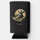 Art Deco Gatsby Roaring 20s Prohibition Gift Name スリム缶クーラー (裏面)