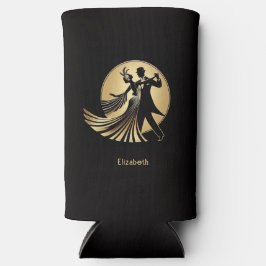 Art Deco Gatsby Roaring 20s Prohibition Gift Name スリム缶クーラー