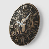 Art Deco “Gatsby’s Hour” ラージ壁時計 (傾斜)
