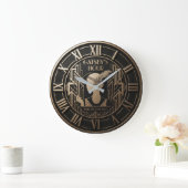 Art Deco “Gatsby’s Hour” ラージ壁時計 (ホーム)
