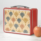 Art Deco Geometric Lunch Box メタルランチボックス (インサイチュ)