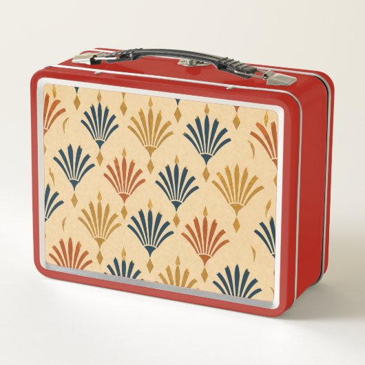 Art Deco Geometric Lunch Box メタルランチボックス (裏面)
