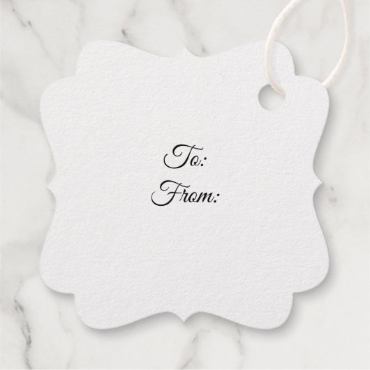 Art deco gift tag フェイバータグ (裏面)