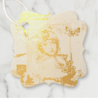 Art deco gift tag フェイバータグ