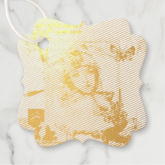 Art deco gift tag フェイバータグ (正面)