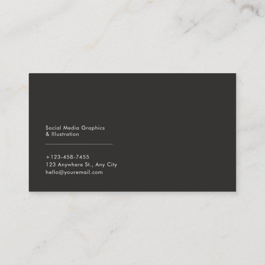 Art Deco Gold Chevron Modern Black Geometric 名刺 (裏面)