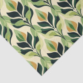 Art Deco Green Leaf Tissue Paper Sheets 薄葉紙 (詳細)