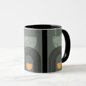 ART DECO GREY STYLING MUG マグカップ (正面右)