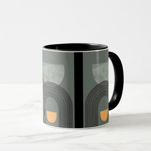 ART DECO GREY STYLING MUG マグカップ (正面右)
