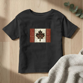 Art Deco Heritage Flag | Canada | 1920s トドラーTシャツ