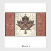 Art Deco Heritage Flag | Canada | 1920s Decal シール (シート)