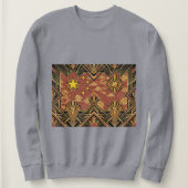 Art Deco Heritage Flag | China | Vintage スウェットシャツ (デザイン正面)