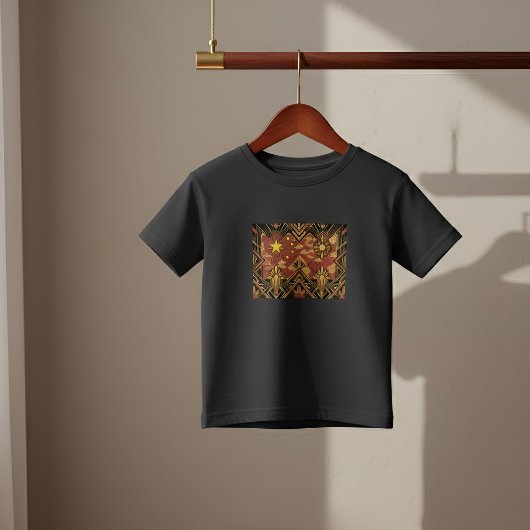Art Deco Heritage Flag | China | Vintage トドラーTシャツ