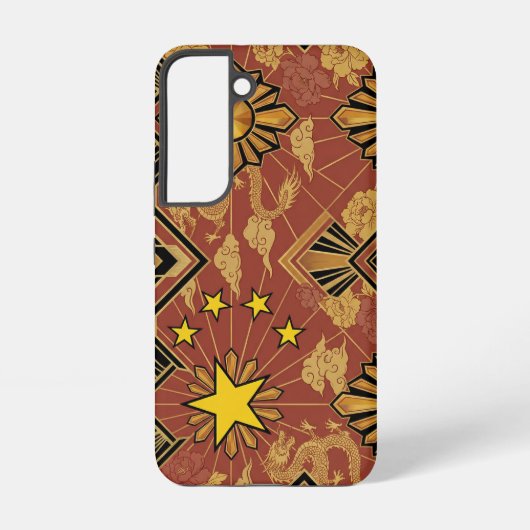 Art Deco Heritage Flag | China | Vintage Samsung Galaxyケース (裏面)