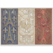 Art Deco Heritage Flag | France | Classic Decal シール (正面)