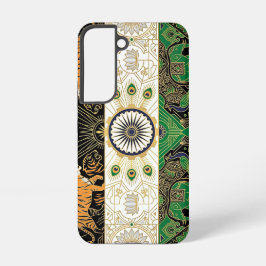 Art Deco Heritage Flag | India | 1920s Design Samsung Galaxy S22ケース