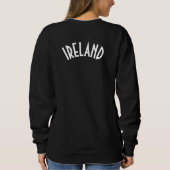 Art Deco Heritage Flag | Ireland | Vintage 1920s スウェットシャツ (裏面)